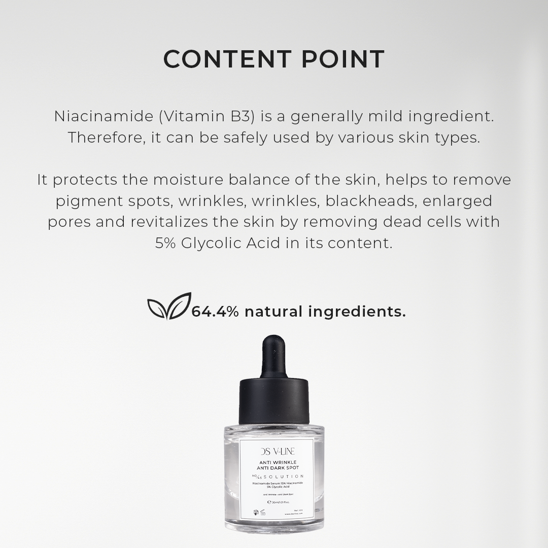 Anti Wrinkle & Anti Dark Spot - Niacinamide Serum (30ml)