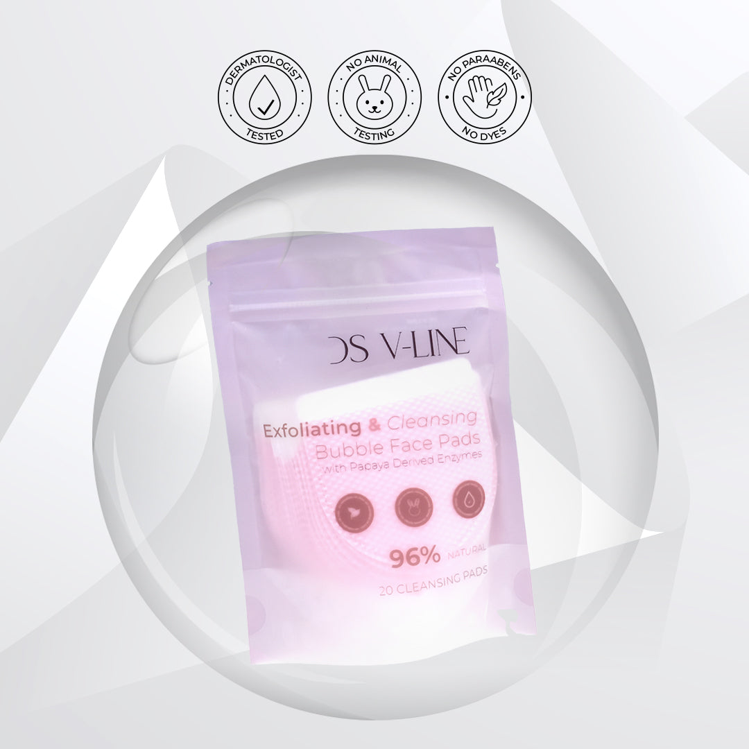 DS V-LINE Cleansing and Peeling Pad (Exfoliating Pad)